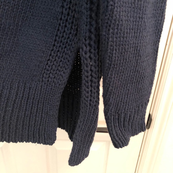 MOTH (Anthropologie) Navy Blue Knit Sweater - Picture 4 of 5